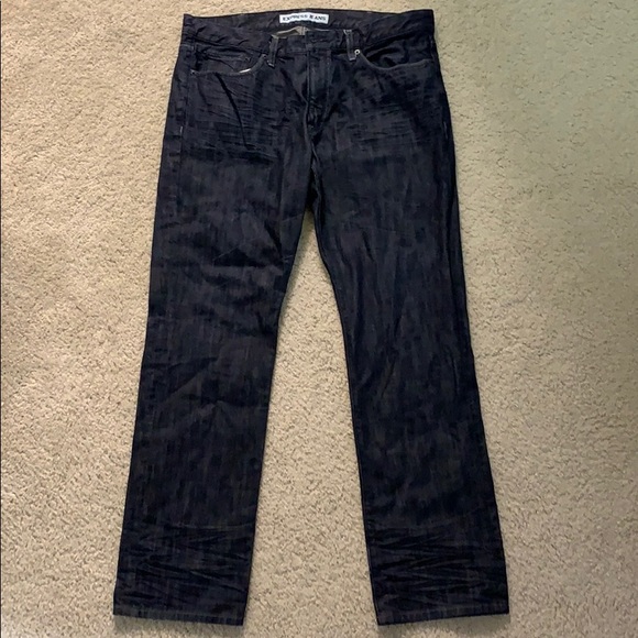 Express Other - Express Jeans Rocco Slim Fit Straight Leg 38x34